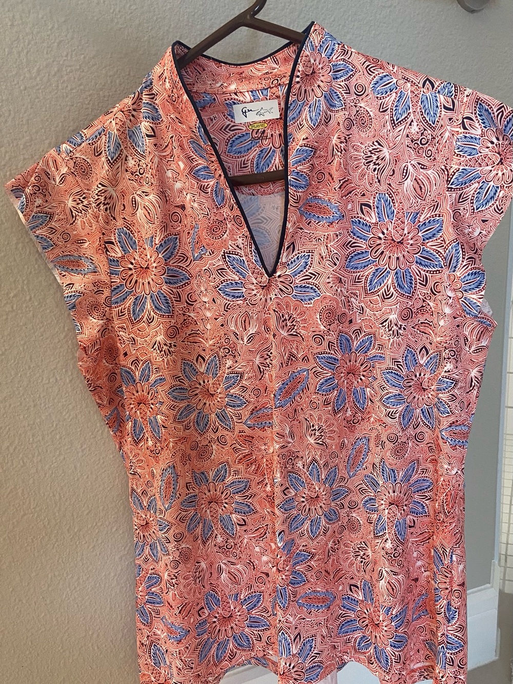 Greg Norman Collection Coral Golf Shirt